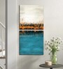 Modern Multicolour Synthetic Wood Framed Canvas Art Print