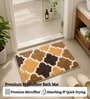 Orange And Brown Non-Slip Kids Bath Mat (40x60 CM)