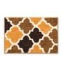 Orange And Brown Non-Slip Kids Bath Mat (40x60 CM)