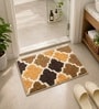 Orange And Brown Non-Slip Kids Bath Mat (40x60 CM)