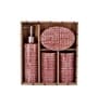 Modern Orange Ceramic Set of 4 Bath Accessories Set 