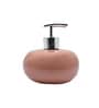 Modern Peach Ceramic Set of 4 Bath Accessories Set 