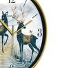 Multicolour Modern Plastic Stylish Non Ticking Silent Analog Wall Clock -12 inch