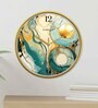 Multicolour Modern Plastic Stylish Non Ticking Silent Analog Wall Clock -12 inch