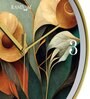 Multicolour Modern Plastic Stylish Non Ticking Silent Analog Wall Clock -12 inch