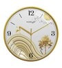 Multicolour Modern Plastic Stylish Non Ticking Silent Analog Wall Clock -12 inch