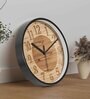 Multicolour Modern Plastic Stylish Non Ticking Silent Analog Wall Clock -12 inch