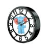 Multicolour Modern Plastic Stylish Non Ticking Silent Analog Wall Clock -8 Inch