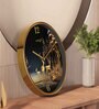 Multicolour Modern Plastic Stylish Non Ticking Silent Analog Wall Clock -12 inch