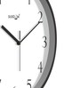 Multicolour Modern Plastic Stylish Non Ticking Silent Analog Wall Clock -12 inch