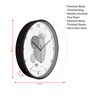 Multicolour Modern Plastic Stylish Non Ticking Silent Analog Wall Clock -12 inch