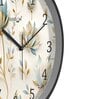 Multicolour Modern Plastic Stylish Non Ticking Silent Analog Wall Clock -12 inch