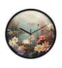 Multicolour Modern Plastic Stylish Non Ticking Silent Analog Wall Clock -12 inch