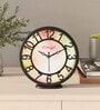 Multicolour Modern Plastic Stylish Non Ticking Silent Analog Wall Clock -8 Inch