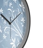 Multicolour Modern Plastic Stylish Non Ticking Silent Analog Wall Clock -12 inch