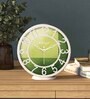 Multicolour Modern Plastic Stylish Non Ticking Silent Analog Wall Clock -8 Inch