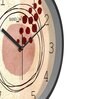 Multicolour Modern Plastic Stylish Non Ticking Silent Analog Wall Clock -12 inch