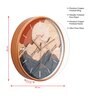 Multicolour Modern Plastic Stylish Non Ticking Silent Analog Wall Clock -12 inch