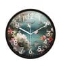 Multicolour Modern Plastic Stylish Non Ticking Silent Analog Wall Clock -12 inch