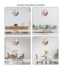 Multicolour Modern Plastic Stylish Non Ticking Silent Analog Wall Clock -12 inch