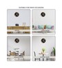 Multicolour Modern Plastic Stylish Non Ticking Silent Analog Wall Clock -12 inch