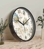 Multicolour Modern Plastic Stylish Non Ticking Silent Analog Wall Clock -12 inch