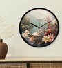 Multicolour Modern Plastic Stylish Non Ticking Silent Analog Wall Clock -12 inch