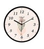 Multicolour Modern Plastic Stylish Non Ticking Silent Analog Wall Clock -12 inch