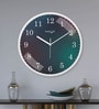 Multicolour Modern Plastic Stylish Non Ticking Silent Analog Wall Clock -12 inch