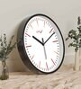 Multicolour Modern Plastic Stylish Non Ticking Silent Analog Wall Clock -12 inch