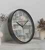 Multicolour Modern Plastic Stylish Non Ticking Silent Analog Wall Clock -12 inch