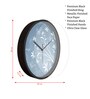 Multicolour Modern Plastic Stylish Non Ticking Silent Analog Wall Clock -12 inch