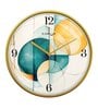Multicolour Modern Plastic Stylish Non Ticking Silent Analog Wall Clock -12 inch