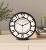 Multicolour Modern Plastic Stylish Non Ticking Silent Analog Wall Clock -8 Inch