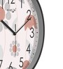 Multicolour Modern Plastic Stylish Non Ticking Silent Analog Wall Clock -12 inch