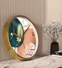 Multicolour Modern Plastic Stylish Non Ticking Silent Analog Wall Clock -12 inch
