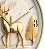 Multicolour Modern Plastic Stylish Non Ticking Silent Analog Wall Clock -12 inch