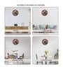Multicolour Modern Plastic Stylish Non Ticking Silent Analog Wall Clock -12 inch