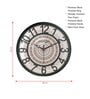 Multicolour Modern Plastic Stylish Non Ticking Silent Analog Wall Clock -8 Inch