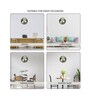 Multicolour Modern Plastic Stylish Non Ticking Silent Analog Wall Clock -12 inch