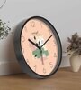Multicolour Modern Plastic Stylish Non Ticking Silent Analog Wall Clock -12 inch