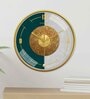 Multicolour Modern Plastic Stylish Non Ticking Silent Analog Wall Clock -12 inch