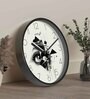 Multicolour Modern Plastic Stylish Non Ticking Silent Analog Wall Clock -12 inch