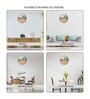 Multicolour Modern Plastic Stylish Non Ticking Silent Analog Wall Clock -12 inch