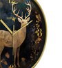 Multicolour Modern Plastic Stylish Non Ticking Silent Analog Wall Clock -12 inch