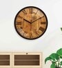 Multicolour Modern Plastic Stylish Non Ticking Silent Analog Wall Clock -12 inch