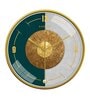Multicolour Modern Plastic Stylish Non Ticking Silent Analog Wall Clock -12 inch