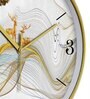 Multicolour Modern Plastic Stylish Non Ticking Silent Analog Wall Clock -12 inch