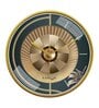 Multicolour Modern Plastic Stylish Non Ticking Silent Analog Wall Clock -12 inch