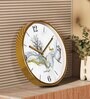 Multicolour Modern Plastic Stylish Non Ticking Silent Analog Wall Clock -12 inch